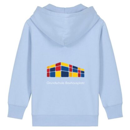 Bio Hooded Sweatjacke Kinder (Baui Weltkugel) - Hinten