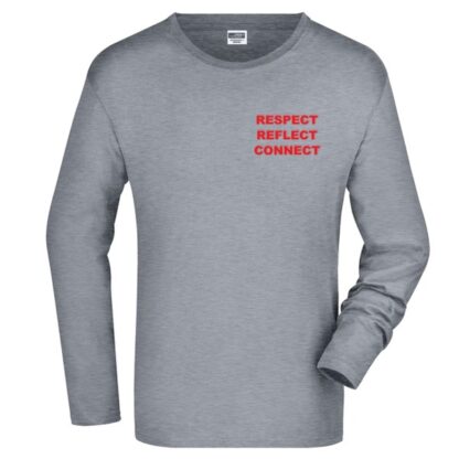Mens Long-Sleeved Medium - Vorne